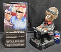 Vintage Animated Ray Charles Doll w Box - Works