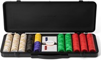 SLOWPLAY Godel 14g Clay Poker Chips Set  500 PCS