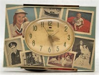 (N) Vintage Telechrom Clock Model 7H187 6”