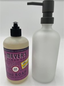 MRS. MEYERS Hand Soap Plumberry/Clear Pump Bottle