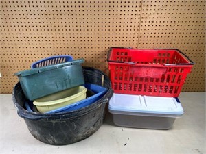 tote, tubs & baskets
