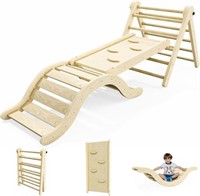 bbgroundgrm Beech Triangle Set Climber 5 in 1,