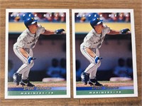 Two 1993 Bret Boone Uppee Deck #65