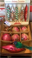 Lot of pink Christmas ornaments, and unbreakable