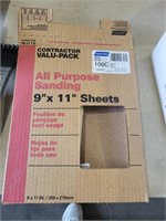 Norton 9"×11" Sanding Sheets Contractor Pack