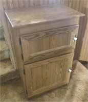 Wooden Two Door Storage Cabinet (23.5"×16"×36")