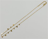 NEW 18K Gold Necklace  - Plated, Marked K18