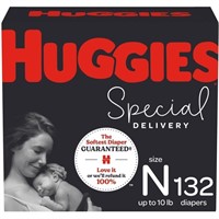Hypoallergenic Baby Diapers Size Newborn 132Ct