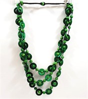 Multi Strand Beaded Necklace 22"