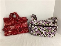 Vera Bradley Purse with Wallet and Toiletries