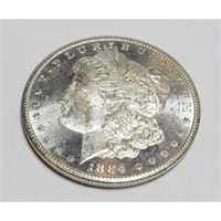 1884 BU CC KEY DATE Morgan Dollar