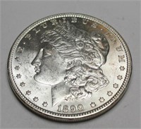 1890 P BU Morgan Silver Dollar
