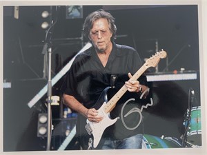 Eric Clapton signed photo.