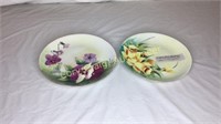 2 Hand Painted Marked  JR Hutschenreuther selb
