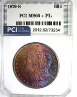 1879-S Morgan MS66+ PL LISTS $700