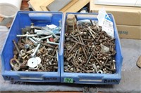 2 buckets of nuts/bolts