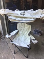 Quik shade folding camp chair