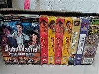 John Wayne, Indiana Jones and other VHS