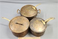 Copper & Brass Cooking Pans & Covers