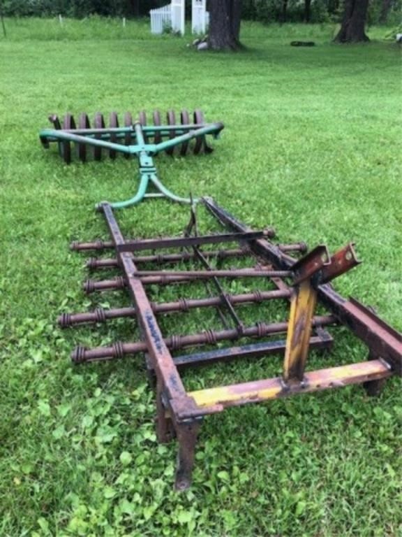 5ft. Harrow w/Packer 3pt. Flex Coil