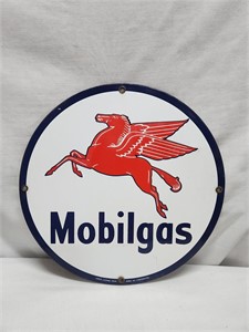 Mobilgas Advertising Sign