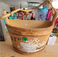 Wooden Hanging Basket