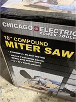 Chicago electric 10 inch compound miter saw, not
