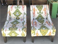 Two Upholstered Side Chairs