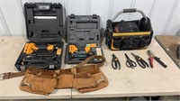 Bostitch Air Stapler & Nailer w/ Tool Bags