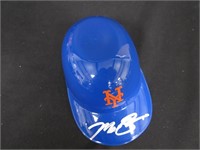 MAX SCHERZER SIGNED MINI HELMET METS COA