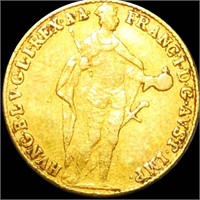 1835 Hungary Gold Ducat ABOUT UNCIRCULATED