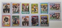 Lot of 12 Walter Payton Topps Football Cards