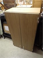 Wooden Shop Cabinet - 24"Wx13"Dx42"H