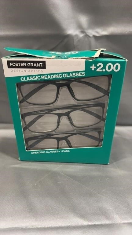 Fgx Dax +2.00 Plastic Reading Glasses