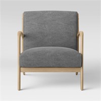 Esters Wood Armchair Charcoal Gray $255