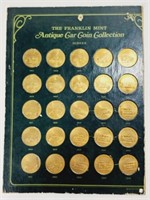 Franklin Mint antique Car Coin Collection