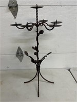 Another nice iron candelabra that holds 7 candles.