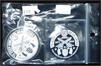 2023 NRA Silver Round .999 Ounce plus Emblem.