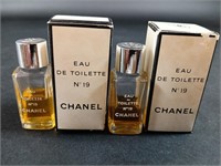 Set of Two Chanel N°19 Eau de Toilette