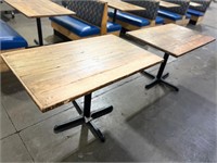 Bid X2 Wood Tables 48” X 30” X 30”