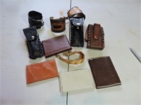 Leather Knife Sheets, Cuffs, Wallets, Cases
