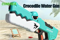 Crocodile Electric Squirt Gun, Turquoise