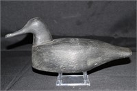 Folky Merganser or Large Coot Decoy With Burn