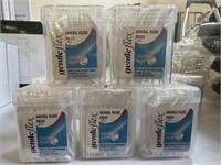 Lot of 5 containers of Gentle Flex Dental Floss