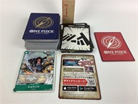 (100) Japanese One Piece game cards