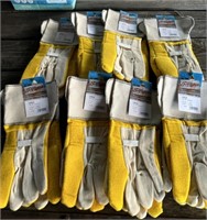 8 Pair Size L Fleece Gloves