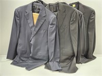 Suit jackets and pants, pants a size 6R