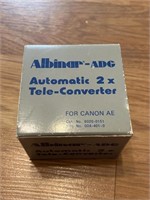 Albinar-ADG automatic 2x tele converter Canon AE