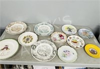 assorted collectors plates