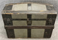 Antique Dome Top Steamer Trunk